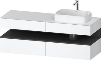 Duravit Qatego Consola Mueble Bajo Lavabo, 2 Extensiones, 2 - Duravit