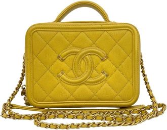 Chanel Grained Calfskin Shoulder Bag (Pre-Owned)