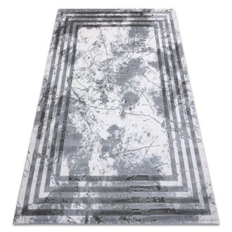RugsX Rugsx - Alfombra Acr&iacute;lica Vals 01553a C53 74 Marco M&aacute;rmol Gris / Marfil Grey 240x340 Cm