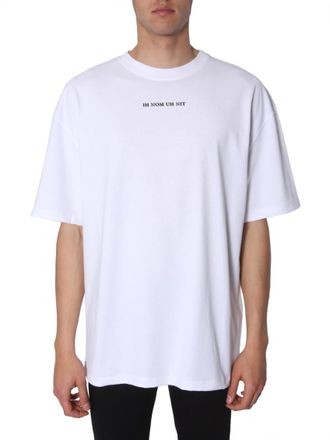 Ih Nom Uh Nit White Logo Crew Neck T-Shirt