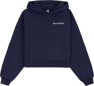 Sporty & Rich Felpa con cappuccio - Blu