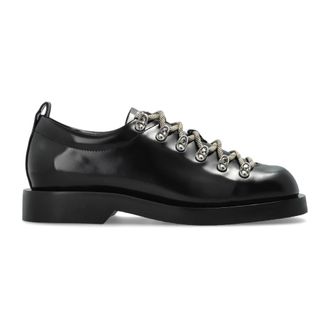 Jimmy Choo London Laced Shoes, male, Black, Size: 10 1/2 US Reeves Lace Up
