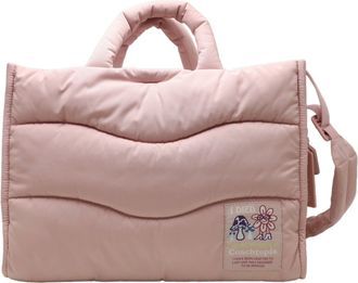 Coach Pink Polyester Tote Bag (Pre-Owned)
