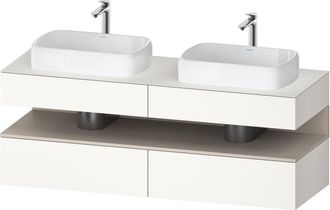 Duravit Qatego Consola Mueble Bajo Lavabo, 2 Extensiones, 2 - Duravit