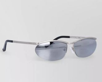 The Attico cat eye sunglasses slim oval lenses