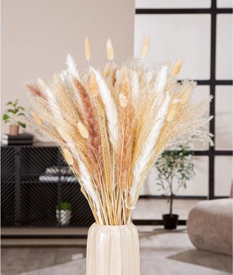 Gilde Dekoobjekt »Bündel Trockenblume Seco naturfarben H. 53 cm«