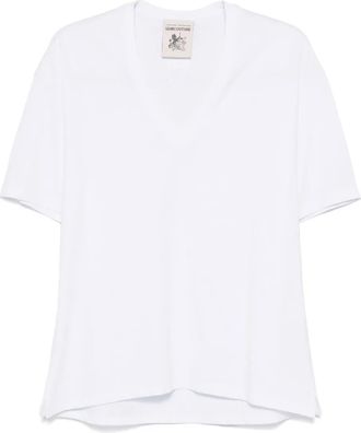 Semicouture Katoenen T-shirt - Wit