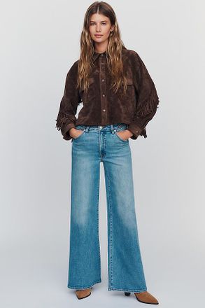 Good American High-Rise Wide-Leg Palazzo Jeans