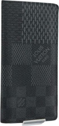 Louis Vuitton Pre-owned Wallets, female, Black, Size: ONE SIZE Pre-owned Vintage Canvas Wallet