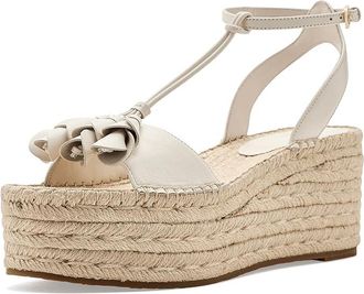 Kate Spade New York Lily Espadrille Wedge Sandals Womens Wedge Shoes Cream : 9.5 M, Leather