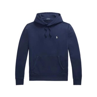 Polo Ralph Lauren Hoodies, male, Blue, Size: XL Blue Hooded Sweatshirt Aw25