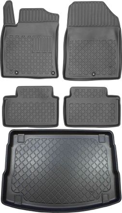 OEM Hyundai I30 Iii Hatchback De Febrero De 2017. Juego De Alfombrillas Para Coche Y Maletero
