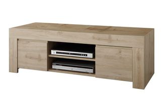 Aquadesign Mueble tv en melamina roble oscuro