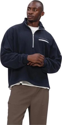New Amsterdam Surf Association Exclusives Fleece Half Zip - Heren - Sweatshirts - Blauw - XL - Hoodies & sweatvesten