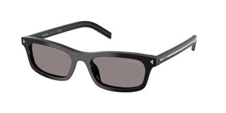 Prada PR D05SF Asian Fit 16K03D Womens Sunglasses Black Size 53