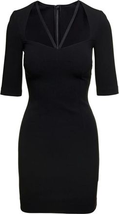Dolce & Gabbana Short Dresses, female, Black, Size: M Dolce & Gabbana Dresses Black