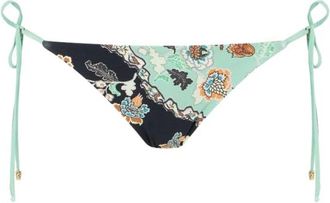 Roberto Cavalli Kimono Print Bikini Broekje - Dames - Bikinis - Groen - M - Badmode