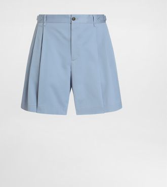 Dolce & Gabbana Cotton Trousers - Man Pants And Shorts Light Blue Cotton 44