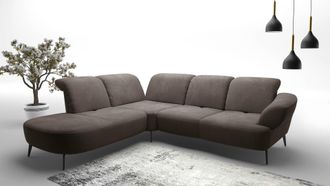 Sit&more Ecksofa &raquo;Dance, L-Form, inkl. Sitztiefenverstellung&laquo; inkl. Click&Seat, optional mit Kopfteilverstellung