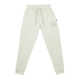 Aquascutum Heren Katoenen Tapered Leg Slim Joggers (Beige)