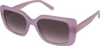 Moschino Violet Shaded Rectangular Ladies Sunglasses MOL090/S 0B3V/DG 52