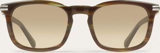 Ferragamo Men Rectangular frame sunglasses Brown