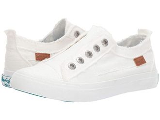 Blowfish Play Womens Lace up casual Shoes White Smoked 16 oz Canvas : 6.5 M, Textile