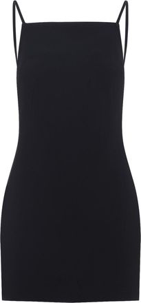 Givenchy Black Viscose Mini Dress-Donna