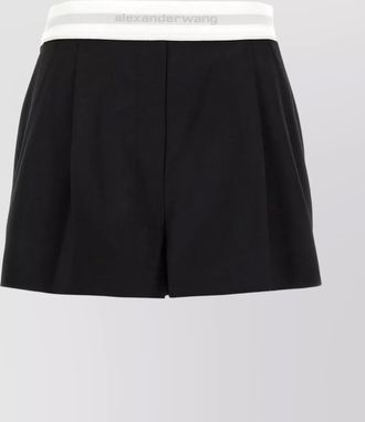 Alexander Wang elastic waistband shorts with back and side pockets