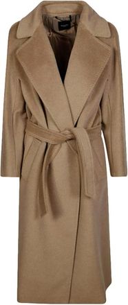 Max Mara Jassen, Dames, Bruin, XS, Wol, Tempera Coat