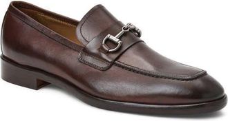 Bruno Magli Pasquale Bit Loafer in Dark Brown Calf at Nordstrom, Size 10.5