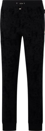 Philipp Plein Jogging Pants All-Over Dollar Skull