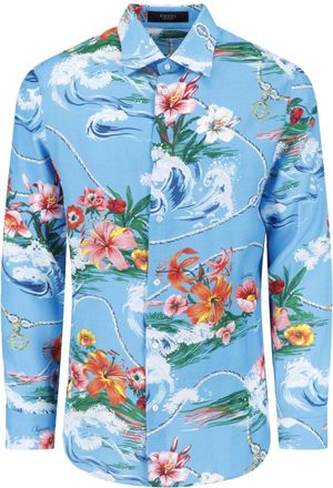 Gucci Camicia Stampata In Viscosa