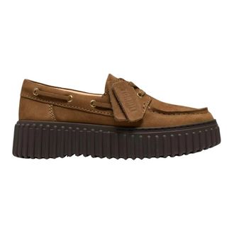 Clarks Torhill Boat Loafers - Dames - Schoenen - Bruin - Maat: 39 1/2 EU Su&egrave;de