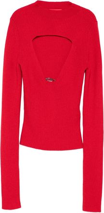 Diesel Maglione a coste - Rosso