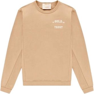 In Gold We Trust Slim Fawn Sweater - Heren - Sweatshirts - Beige - XS - Hoodies & sweatvesten