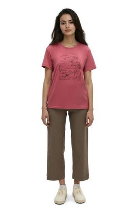 tentree Clifftop T-Shirt in Rosewood/graphite at Nordstrom, Size X-Large