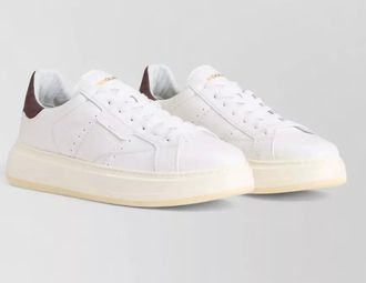 Woolrich calf leather low-top sneakers