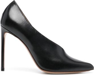 Francesco Russo Zwarte Schoenen voor Mannen en Vrouwen - Dames - Pumps - Zwart - 36 EU - Schoenen