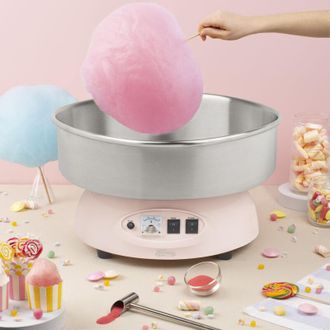 H.Koenig Macchina per zucchero filato H.Koenig CIRCUS8, Macchina professionale, Supporti antiscivolo, Regolazione automatica della temperatura, Compleanno