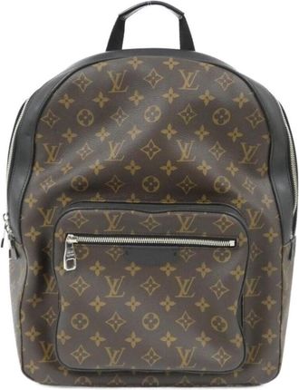 Louis Vuitton Brown Coated Canvas Backpack (Pre-Owned)