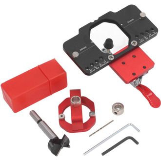 OEM Kit De Plantilla Para Bisagras De Aleaci&oacute;n De Aluminio, Perforaci&oacute;n De Puertas De Armarios, Punz&oacute;n, Bloqueo Preciso, Gu&iacute;a Localizadora Para Carpinter&iacute;