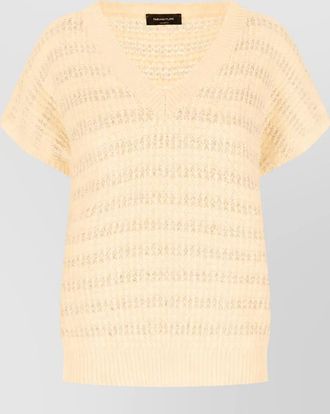 Fabiana Filippi embroidered wool-blend sweatshirt
