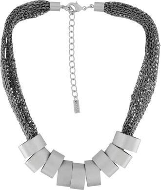 Dansk Copenhagen Nordic Multi Ring Ketting - Dames - Kettingen - Grijs - ONE Size - Accessoires