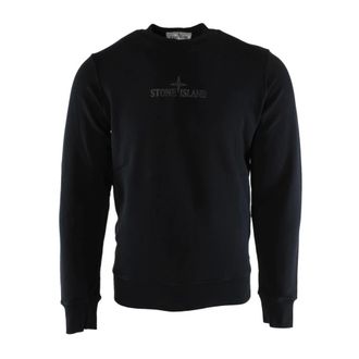 Stone Island Sweatshirts, male, Blue, Size: S Sweater