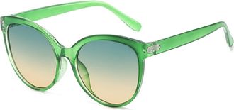 Generic Mens Beach Driving Sunglasses Womens Outdoor Commuting Vacation Sun Glasses(Green)