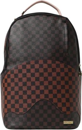 Sprayground Backpacks, male, Multicolor, ONE SIZE, Multicolor Checkered Pattern Backpack