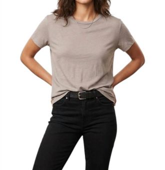 John Elliott + Co Jersey Relaxed Tee In Shell