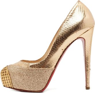 Christian Louboutin Pumps Maggie con tacco 120mm - Giallo