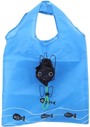 Generic Cartoon Tote Cat Animals Folding Eco Bag Reusable Shopping Bags Useful